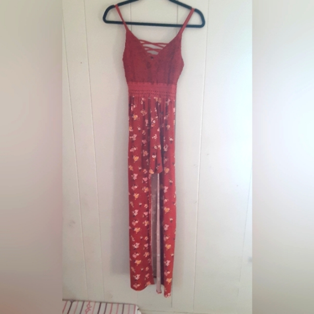 Dress with built in shorts